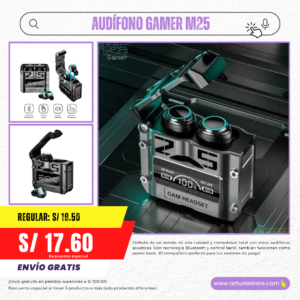 AUDÍFONO GAMER M25