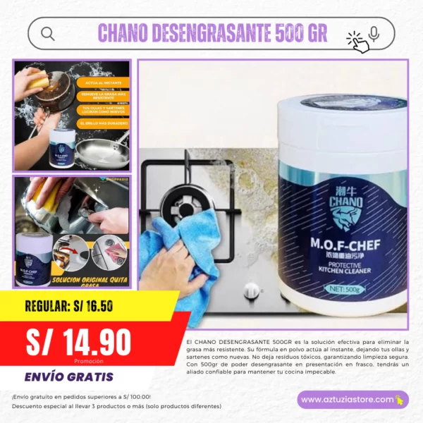 CHANO DESENGRASANTE 500 GR