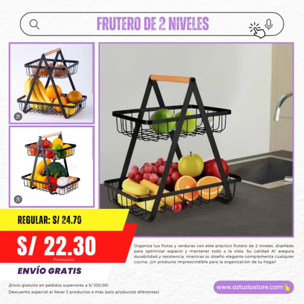 FRUTERO DE 2 NIVELES