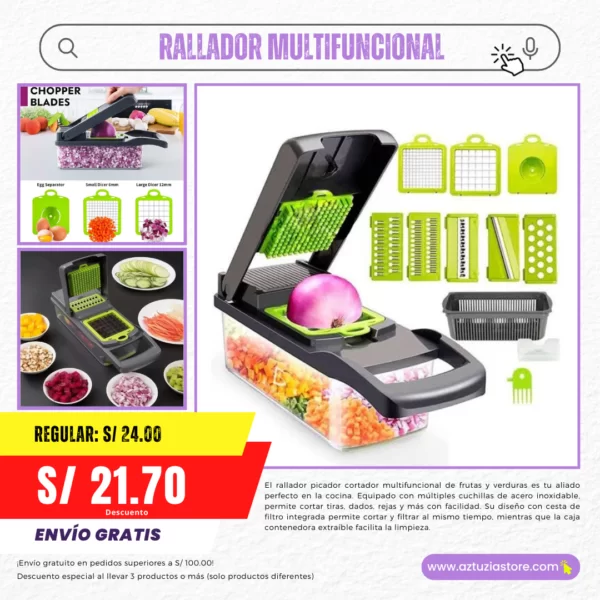 RALLADOR MULTIFUNCIONAL