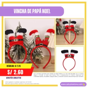 VINCHA DE PAPÁ NOEL